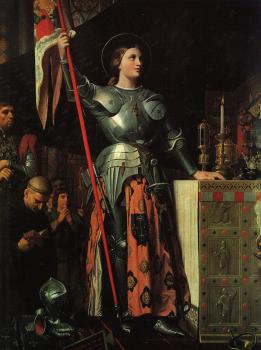 Jean Auguste Dominique Ingres : Jeanne d'Arc au sacre du roi Charles VII